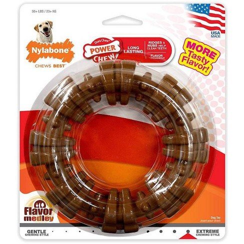 Nylabone Dura Chew Textured Ring dog toy