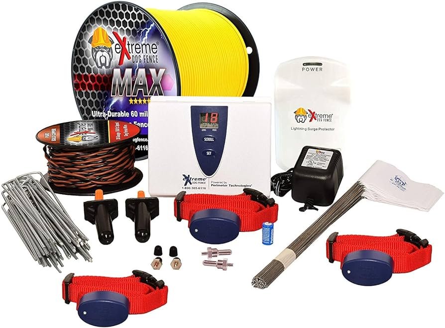 Extreme Dog Fence Max Grade Dog Fence Kit: Best Portable Invisible Dog Fence