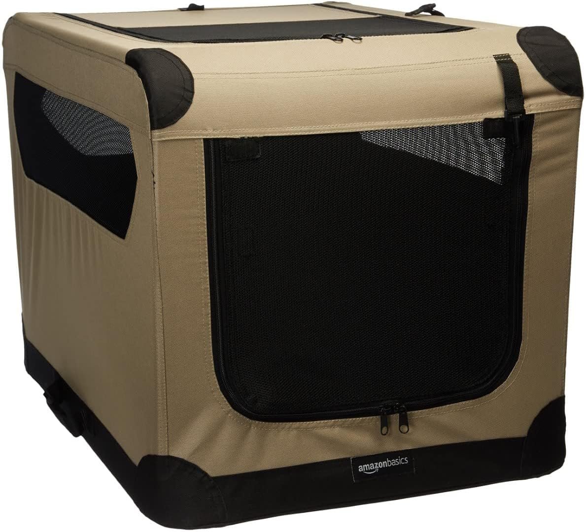 AmazonBasics Soft-Sided Dog Travel Crate: Best For Small Dogs