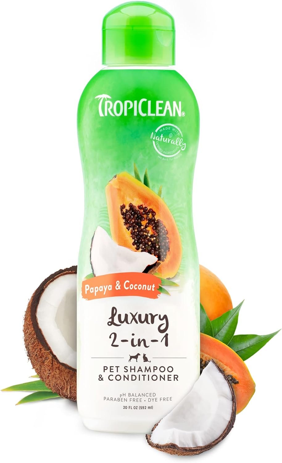 TropiClean Papaya & Coconut Luxury 2-in-1 Shampoo: Best Smelling