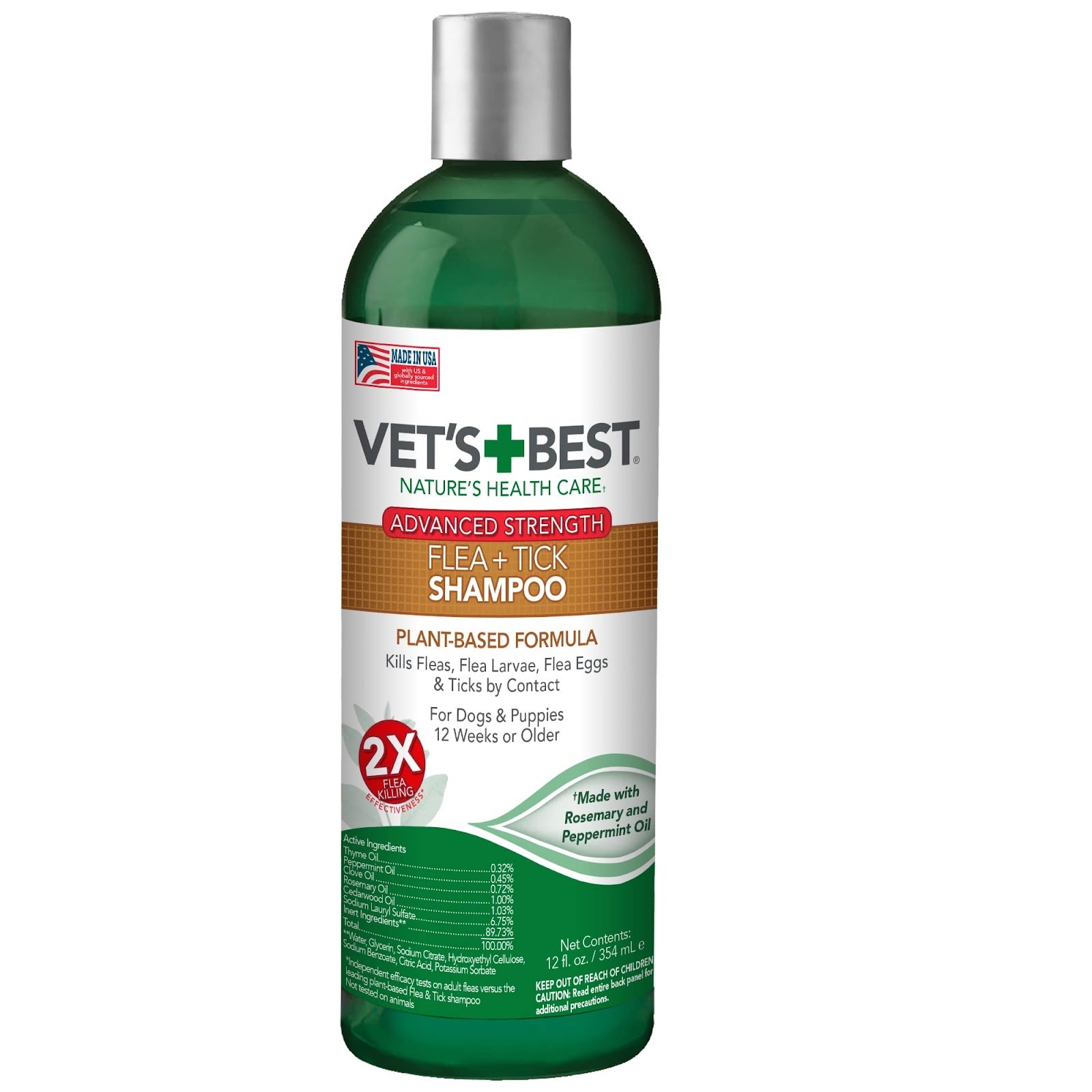 Vet’s Best Flea & Tick Advanced Strength Dog Shampoo: Best Overall